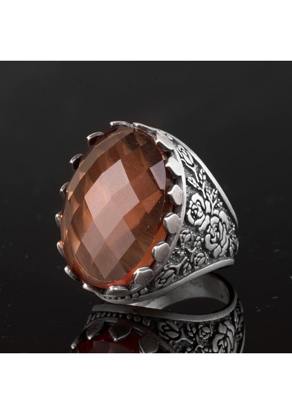 925 Ayar Sterling Gümüş Yüzük, Erkekler Için Sultanite Taşı Yüzük fırsatları