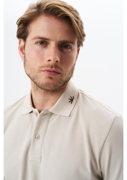Erkek Basic Regular Fit Pamuk Pike Polo Yaka Tişört Y29374355902