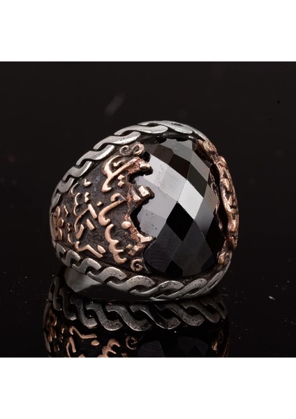 Siyah Taş Erkek Yüzük, 925 Ayar Gümüş Erkek Yüzük indirimleri