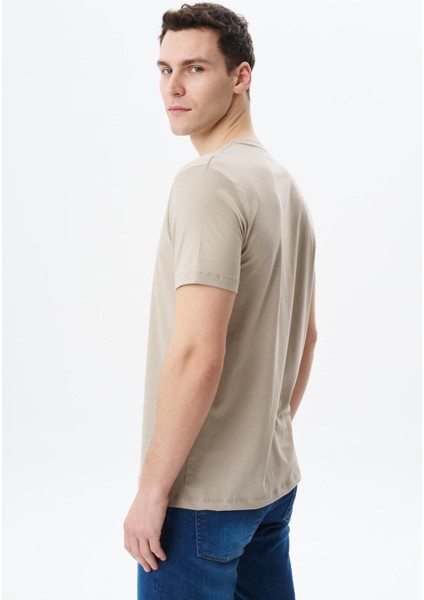 Erkek Regular Fit Baskılı Süprem Bisiklet Yaka Tişört Y29344453702 fırsatları