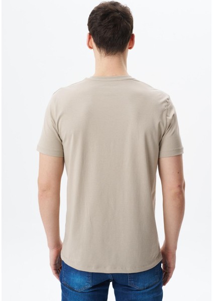 Erkek Regular Fit Baskılı Süprem Bisiklet Yaka Tişört Y29344453702 indirimleri