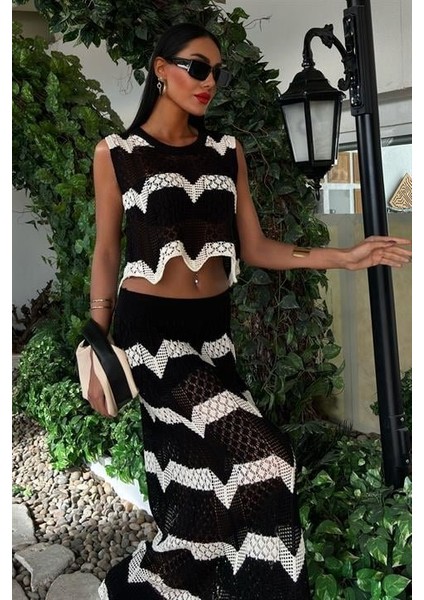 Shayna Ajurlu Crop Takım 9825