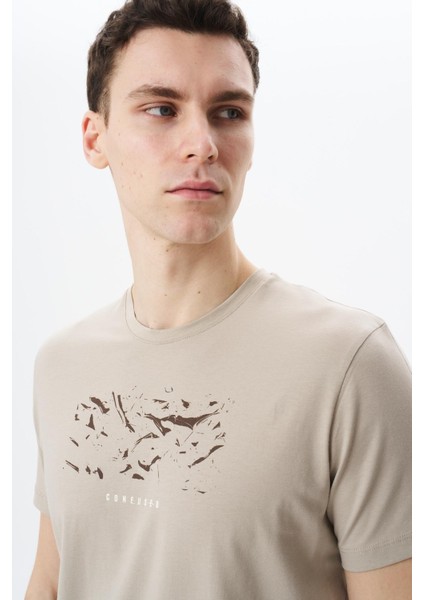 Erkek Regular Fit Baskılı Süprem Bisiklet Yaka Tişört Y29344453902 fiyatları