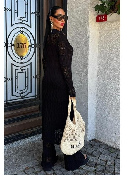 Bridget Ajurlu Uzun Hırka Takım 9881