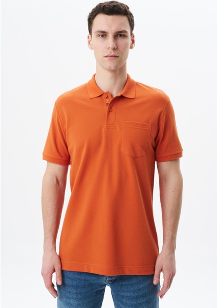 Erkek Regular Fit Basic % 100 Pamuk Pike Cepli Polo Yaka Tişört Y29374355502