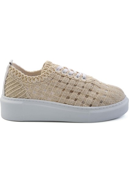Bej Leather Kadın Sneaker K01303018616