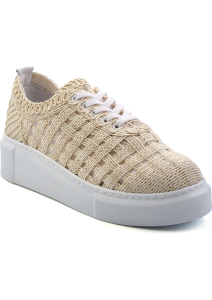 Bej Leather Kadın Sneaker K01303018616 fiyatları