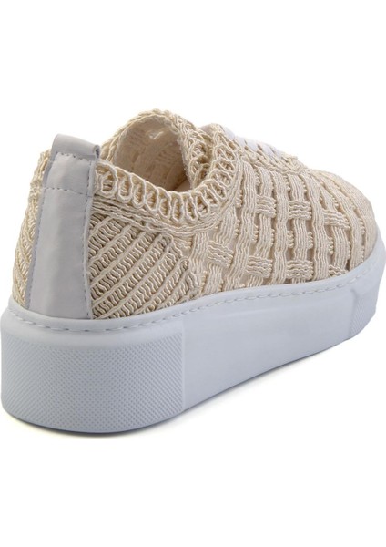 Bej Leather Kadın Sneaker K01303018616 modelleri