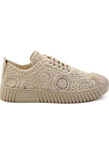 Bej Leather Kadın Sneaker K01331175016