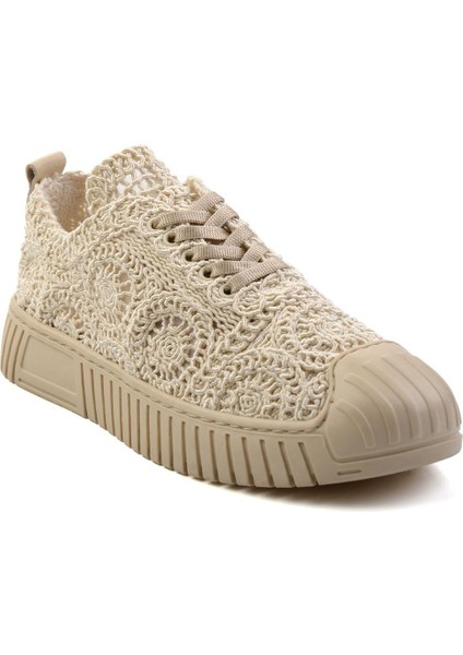 Bej Leather Kadın Sneaker K01331175016 fiyatları