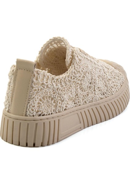 Bej Leather Kadın Sneaker K01331175016 modelleri
