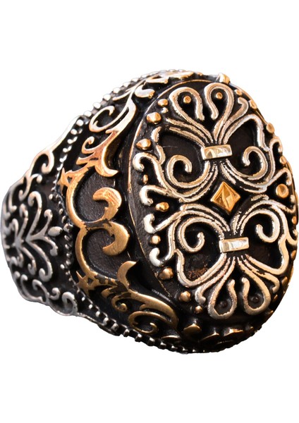 925 Ayar Sterling Gümüş Yüzük Erkekler Için, Özel Tasarım Gümüş Yüzük