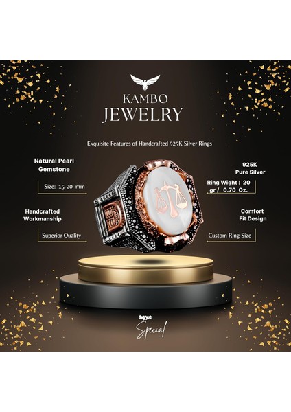 Terazi Yüzüğü, Adalet Figürü, 925 Ayar Gümüş Erkek Yüzüğü fiyatları