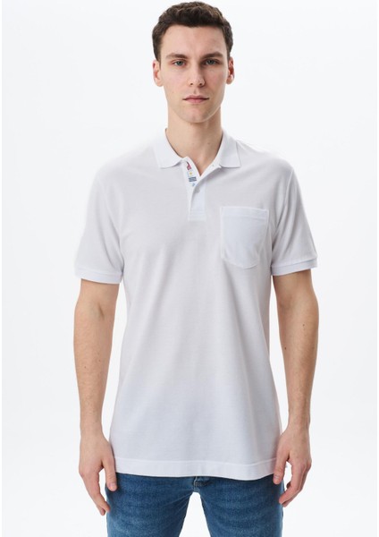 Erkek Regular Fit Basic % 100 Pamuk Pike Cepli Polo Yaka Tişört Y29374355502