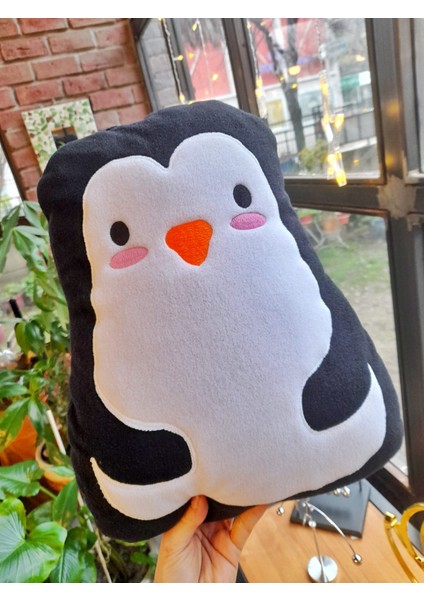 Penguen Peluş Yastık Oyuncak