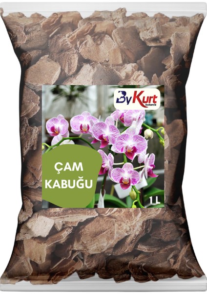 Ithal Orkide Toprağı 1l Hollanda Çam Kabuğu Özel Tür Orkideler Için Ideal Karışım