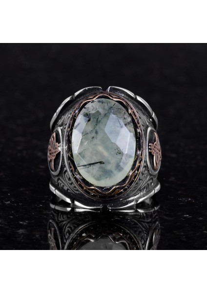 Doğal Pietersite Taşlı Yüzük, 925 Ayar Katı Gümüş Yüzük, Osmanlı Tuğra Gümüş Yüzük, Farklı Yüzük modelleri