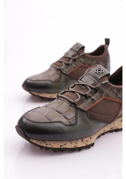 5105 Erkek Bağcikli Sneakers Ayakkabi