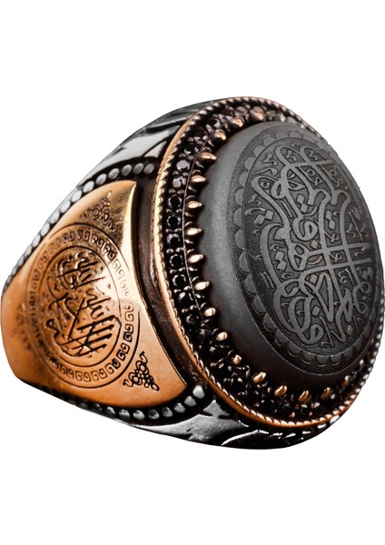 Erkek Yüzük, 925 Ayar Gümüş Yüzük, Müslüman Yüzük