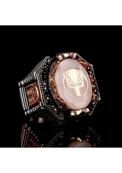 925 Ayar Gümüş Erkek Kurt Yüzüğü - Cesur ve Güçlü Tasarım, Günlük Kullanım ve Özel Günler Için Ideal fiyatları