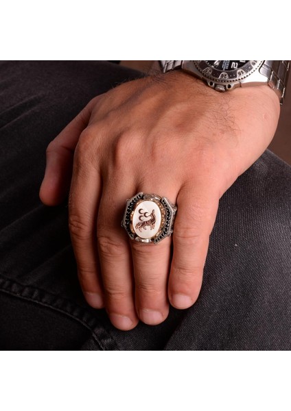 925 Ayar Gümüş Erkek Kurt Yüzüğü - Cesur ve Güçlü Tasarım, Günlük Kullanım ve Özel Günler Için Ideal fırsatları
