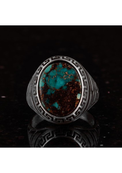 Arizona Turkuaz Taş Yüzük, 925 Ayar Gümüş Erkek Yüzüğü modelleri