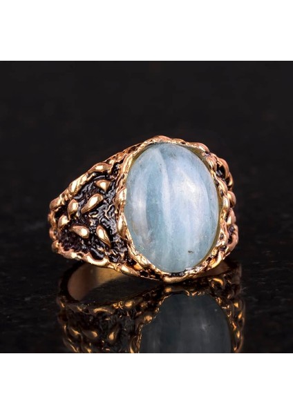 Doğal Taş Erkek Yüzüğü, Minimalist Yüzük, 925 Ayar Gümüş Yüzük Erkekler Için fiyatları