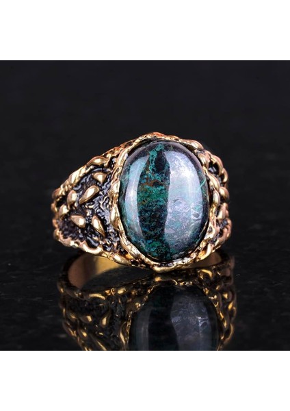 Doğal Taş Erkek Yüzüğü, Minimalist Yüzük, 925 Ayar Gümüş Yüzük Erkekler Için modelleri