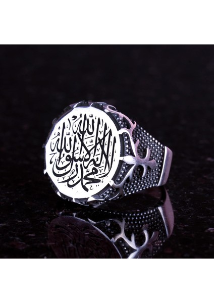 Islami Yüzük, Erkekler Için Hediye, 925 Ayar Gümüş Yüzük, Dini Yüzük (Özelleştirilebilir) fiyatları