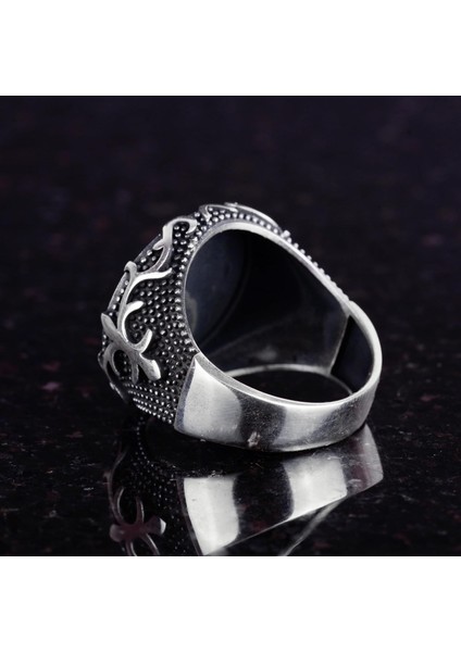 Islami Yüzük, Erkekler Için Hediye, 925 Ayar Gümüş Yüzük, Dini Yüzük (Özelleştirilebilir) indirimleri