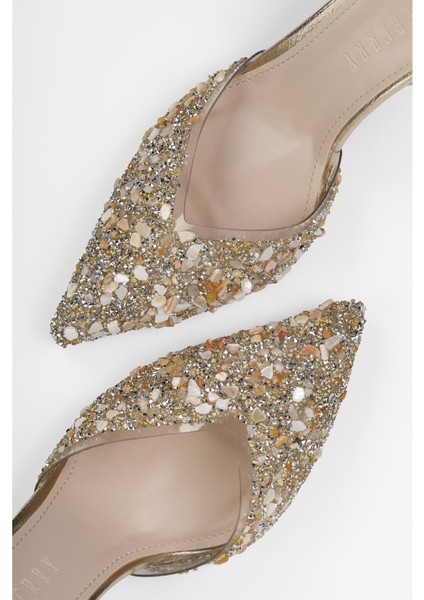 Kadın Opal Altın Taşlı Şeffaf Stiletto fırsatları