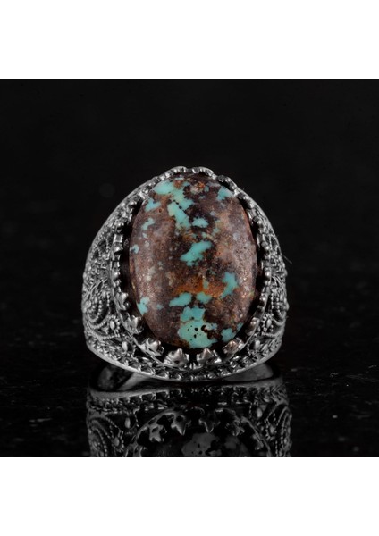 Doğal Arizona Turkuaz Taş Yüzük, 925 Ayar Gümüş Yüzük modelleri
