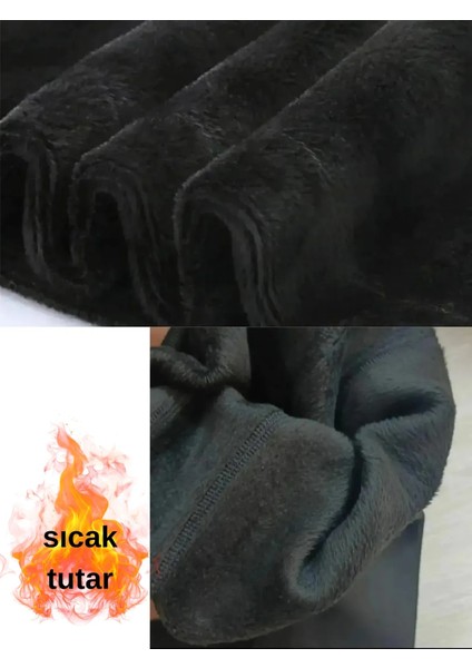 Erkek Içi Peluş Termal Tayt Kışlık Peluşlu Polarlı Likralı Polar Termal Içlik