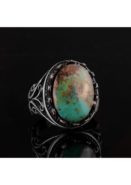 Doğal Arizona Turkuaz Taş Yüzük, 925 Ayar Gümüş Yüzük, Sultan Yüzük fiyatları