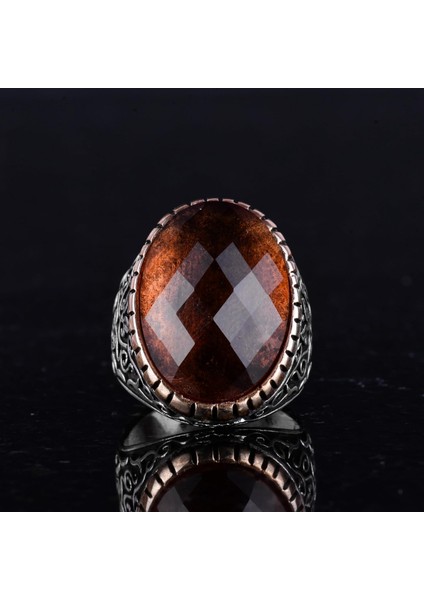 Sultanite Taşlı Yüzük, 925 Ayar Gümüş Erkek Yüzüğü, Büyük Yüzük fırsatları