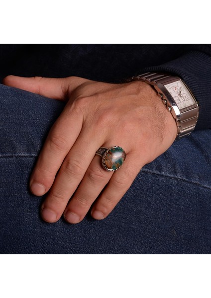 Arizona Turkuaz Taş Yüzük, 925 Ayar Katı Gümüş Yüzük fırsatları