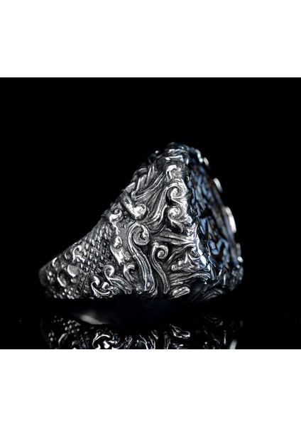 925 Ayar Gümüş Erkek Yüzük, Müslüman Yüzük, Islami Yüzük modelleri