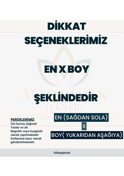 Balkon Perdesi Bağcıklı Ölçü Seçenekli Sarı Kalın Çizgili