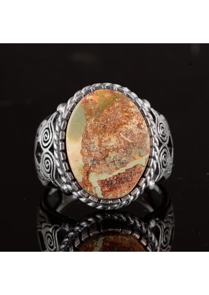 Arizona Turkuaz Taş Yüzük, Gümüş Yüzük Erkekler Için modelleri