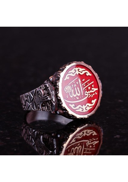 Erkekler Için Islami Yüzük, 925 Ayar Gümüş Erkek Yüzük (Kişiselleştirilebilir) fırsatları