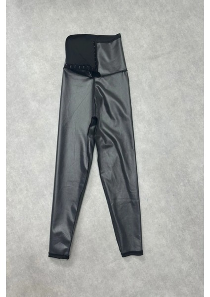 Sauna-Tayt Model Yüksek Bel Agraflı Sauna Termal Tayt Korse modelleri