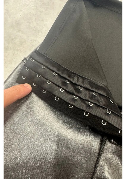 Sauna-Tayt Model Yüksek Bel Agraflı Sauna Termal Tayt Korse indirimleri