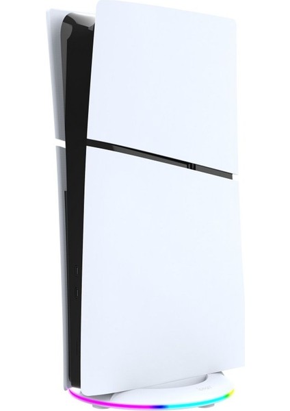 Dikey Stand Dijital/disk Sürümü Ps5 Evrensel Konsol Için 14 Renkli LED Işıklı