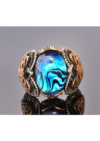 Doğal Inci Renkli Taş Yüzük, Gümüş Yüzük Erkekler Için, Doğum Taşı Yüzüğü Erkekler Için fiyatları