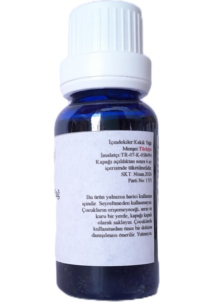 Kekik Yağı %100 Doğal Esansiyel Yağ Thyme Oil 20 ml