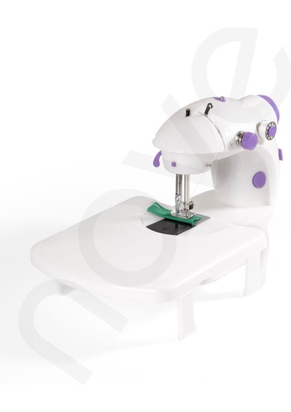 CS-101 Mini Ev Tipi Dikiş Makinesi Fonksiyonel Ön Masa, Iki Hız Kontrolü ve Pratik Özellikler