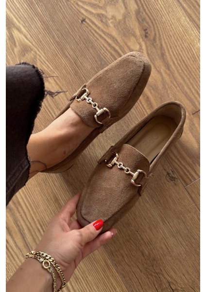 Suits Toprak Hakiki Deri Loafer fırsatları