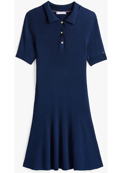 Rıb Button F&f Polo Swt Dress modelleri