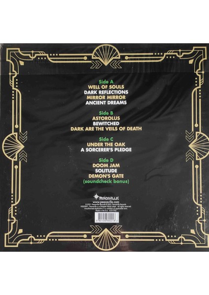 Candlemass - Green Valley Live Plak (2 Lp, Renkli-Limitli, Yeni) fiyatları