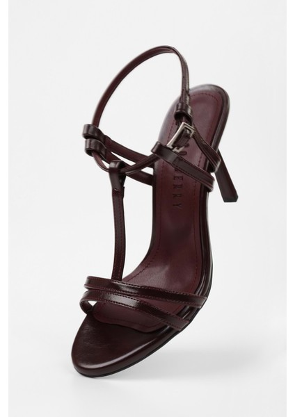 Kadın Pace Bordo Cilt Topuklu Ayakkabı fırsatları